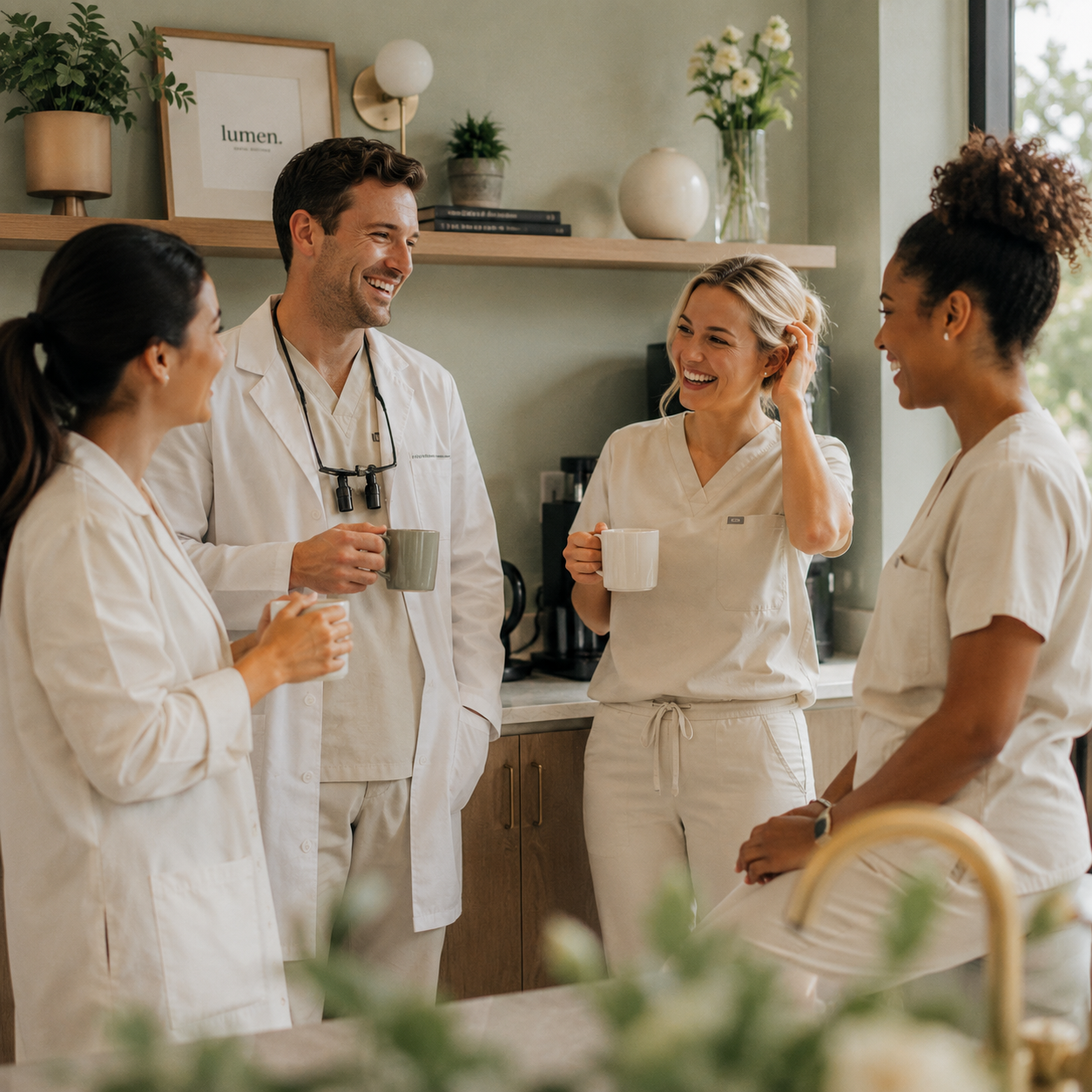 Behind the scenes at Dental Central — where every morning begins with purpose and precision.